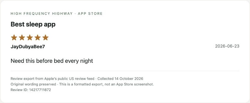 App Store review by JayDubyaBee7 — Review export
