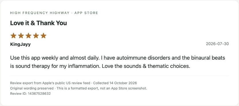 App Store review by KingJayy — Review export