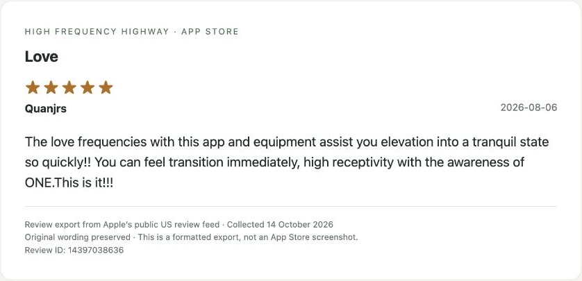 App Store review by Quanjrs — Review export