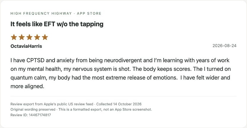 App Store review by OctaviaHarris — Review export