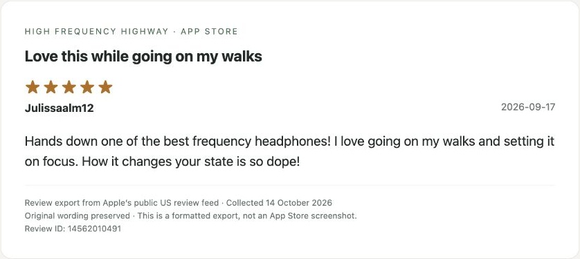 App Store review by Julissaalm12 — Review export