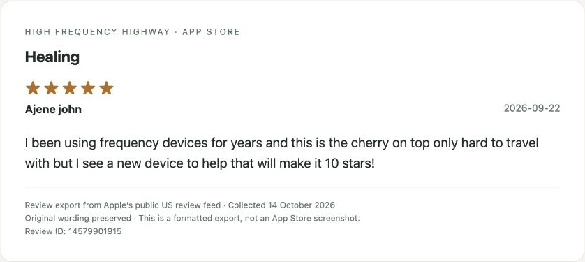 App Store review by Ajene john — Review export
