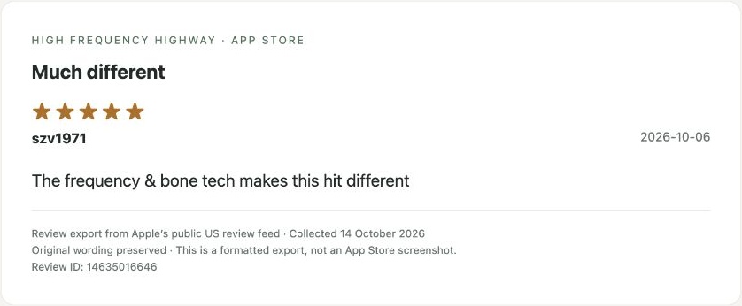 App Store review by szv1971 — Review export