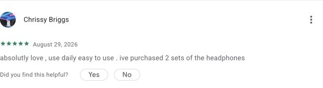 Google Play review by Chrissy Briggs — Store screenshot