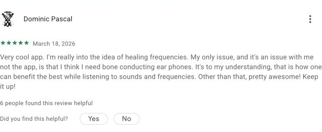 Google Play review by Dominic Pascal — Store screenshot