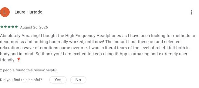Google Play review by Laura Hurtado — Store screenshot