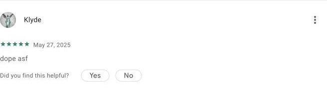 Google Play review by Klyde — Store screenshot